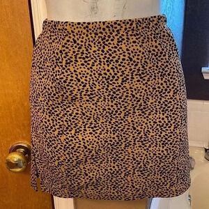 Shein Leopard, Cheetah Print, Mini Skirt